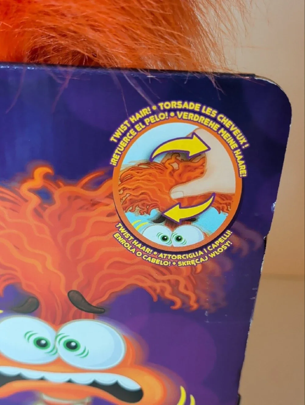 Inside Out 2 Anxiety Plush - Orange Character Doll